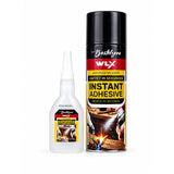 Sekundenkleber mit Sprüh-Aktivator. 100 g Kleber mit 400 ml Spray
