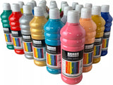 ACRYLFARBE 500 ml. Hochpigmentierte Malfarben. Neon Pastell Kreidefarbe Acrylic