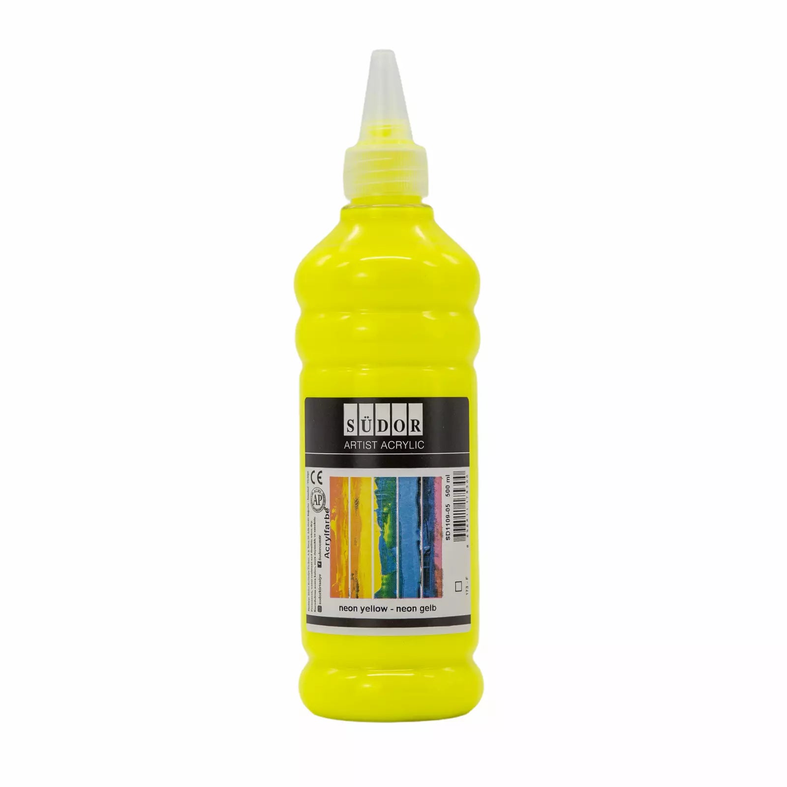 ACRYLFARBE 500 ml. Hochpigmentierte Malfarben. Neon Pastell Kreidefarbe Acrylic