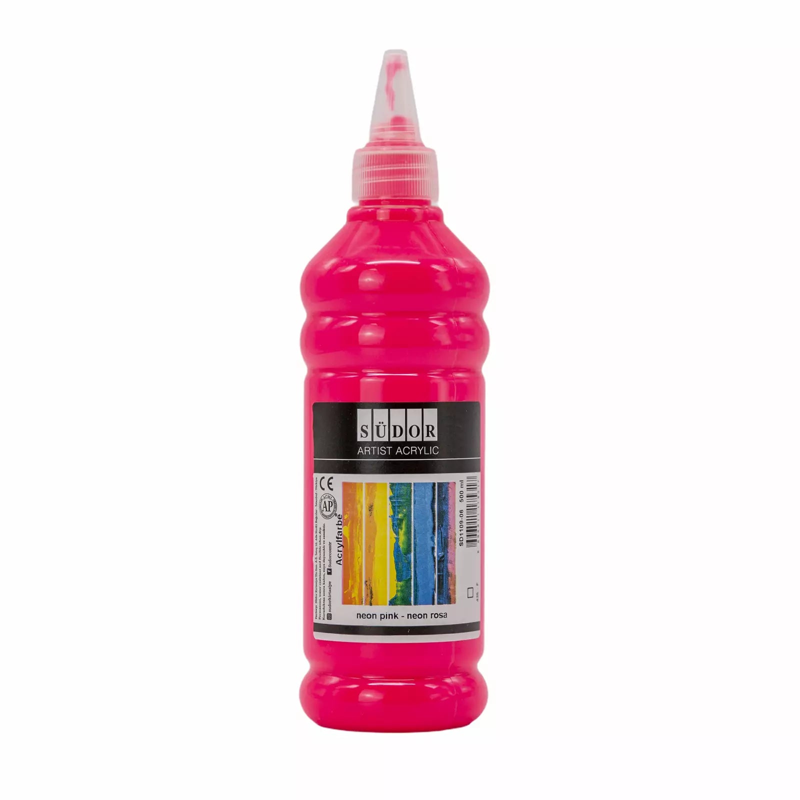 ACRYLFARBE 500 ml. Hochpigmentierte Malfarben. Neon Pastell Kreidefarbe Acrylic